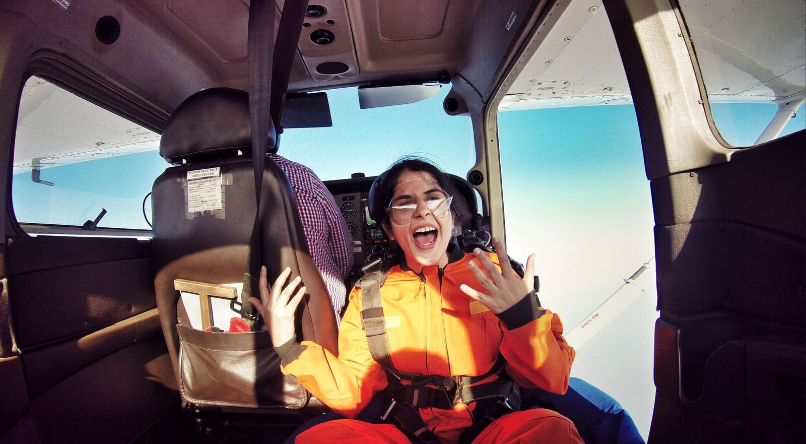 Puneet skydiving experience